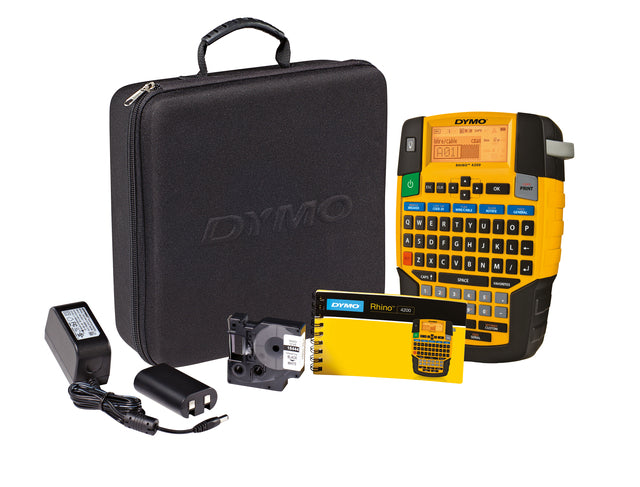Etikettendrucker Dymo Rhino 4200 QWERTY im Koffer