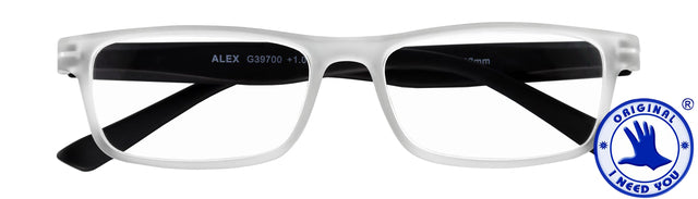 Lesen Sie eine Brille Ich brauche Sie Alex +3.00 DPT transparent
