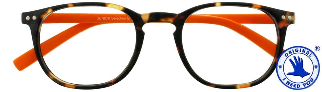 Lesen Sie eine Brille Ich brauche Ihre Junior -Auswahl +2.50 DPT Brown - Orange