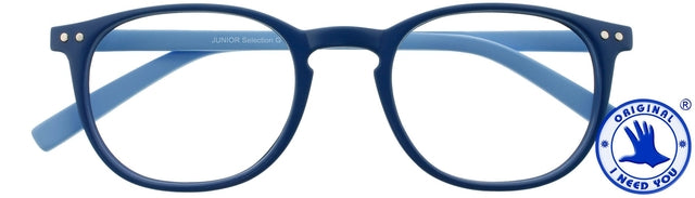 Lesen Sie eine Brille Ich brauche Ihre Junior -Auswahl +1,00 dpt blau