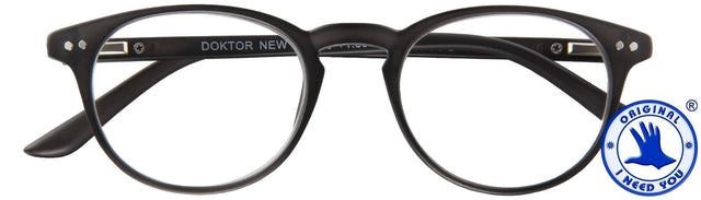 Lesen Sie eine Brille Ich brauche Ihren Arzt neu +2.50 dpt schwarz