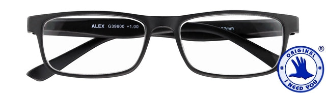 Lesen Sie eine Brille Ich brauche Sie Alex +3.00 dpt schwarz