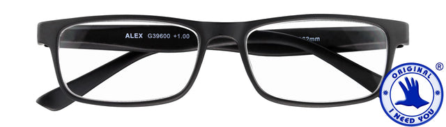 Lesen Sie Brille Ich brauche Sie Alex +2.50 DPT schwarz