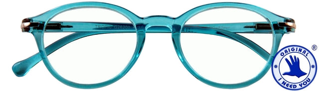 Lesen Sie eine Brille Ich brauche dich trop +2.00 DPT Turquoise