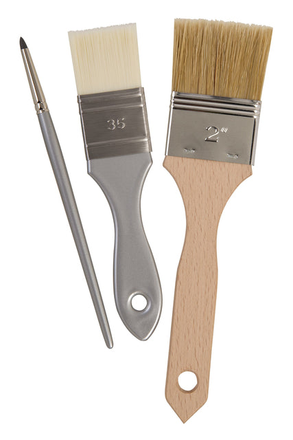 Pinselset Zahn gießt 3-teilig