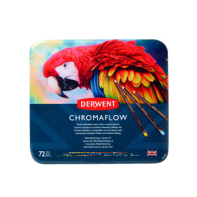 Crayons de couleur Derwent Chromaflow Set de 72 couleurs
