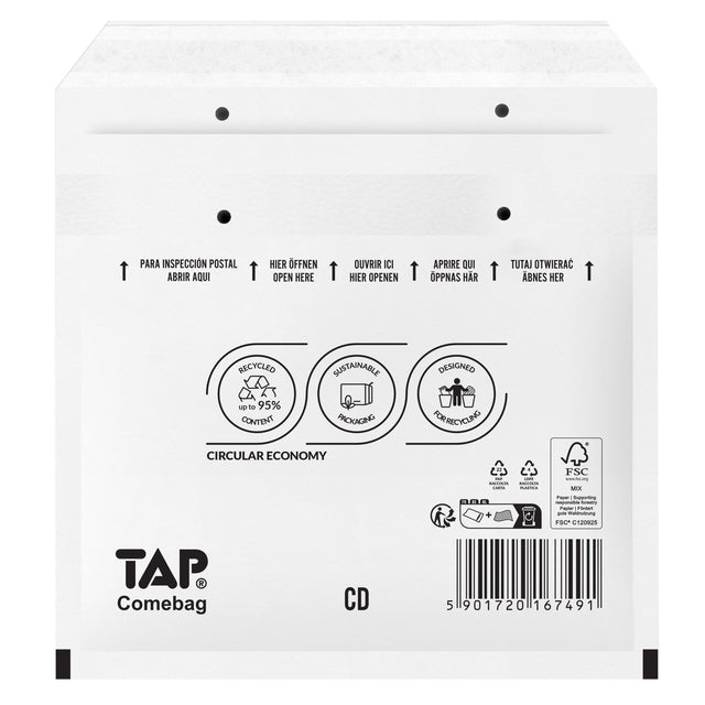 Umhüllung Tap Cerns -Air -Kissen für CD -100 -Teile