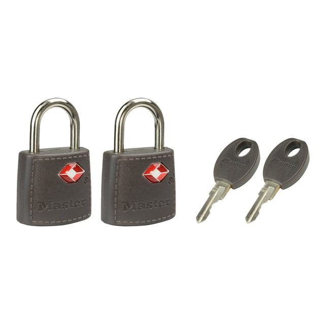 Handlot Masterlock 2 wie Cover TSA Assorti in zufälliger Farbe 30 mm