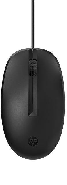 Maus HP 128 Laser verkabelt schwarz