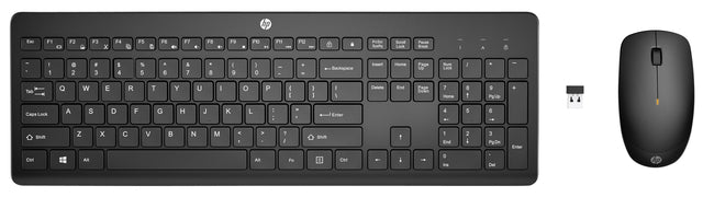 Tastatur + Maus HP 235 Wireless schwarz | 1 Stück