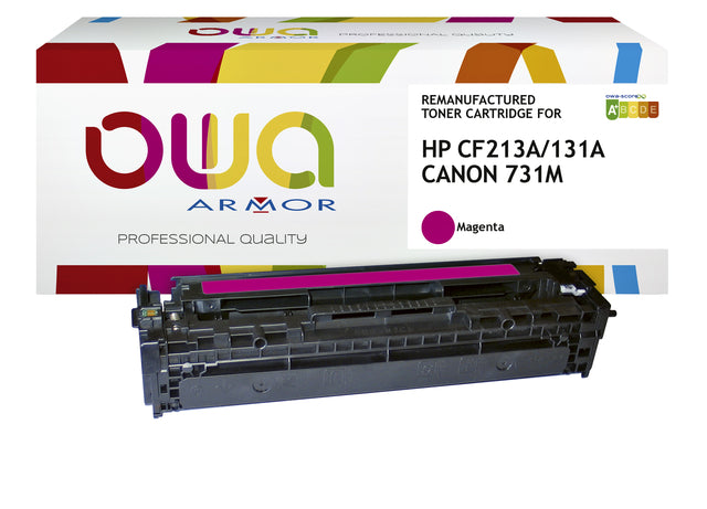 Tonercartridge OWA -Alternative für HP CF213A -Rot