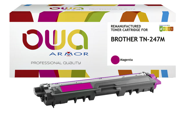 Tonercartridge OWA Alternative für Bruder TN-247M Rot