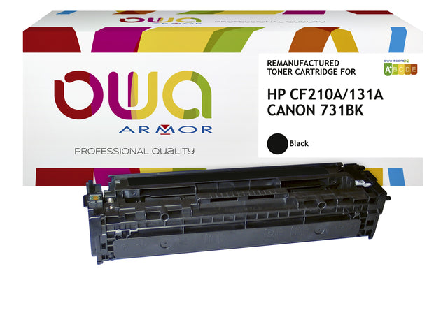OWA - Tonercartridge HP CF210A Schwarz