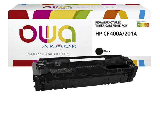 Tonercartridge OWA -Alternative für HP CF400A Schwarz