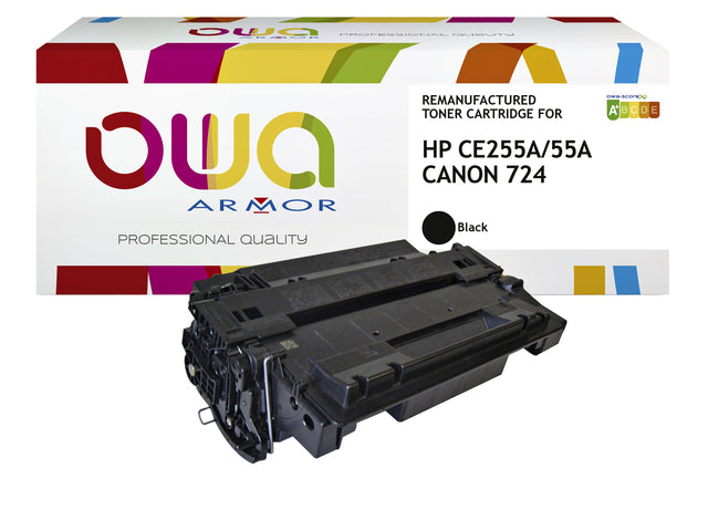 Tonercartridge OWA -Alternative für HP CE255A Schwarz