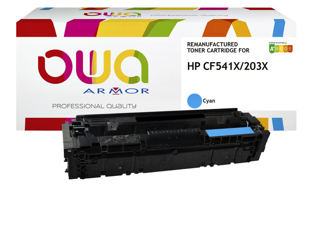 Tonercartridge OWA -Alternative für HP CF541X Blau