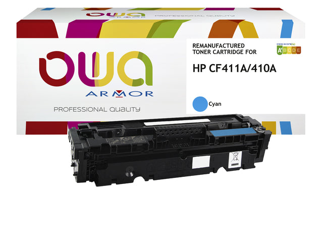 Tonercartridge OWA -Alternative für HP CF411A Blau