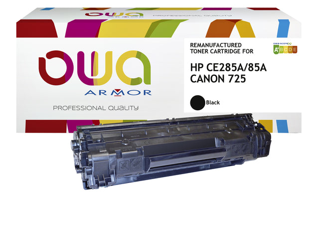 Tonercartridge OWA -Alternative für HP CE285A Schwarz