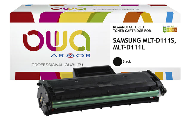 Tonercartridge OWA-Alternative für Samsung MLT-D111S/D111L Schwarz