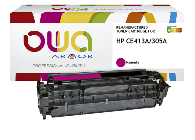 Tonercartridge OWA -Alternative für HP CE413A Rood