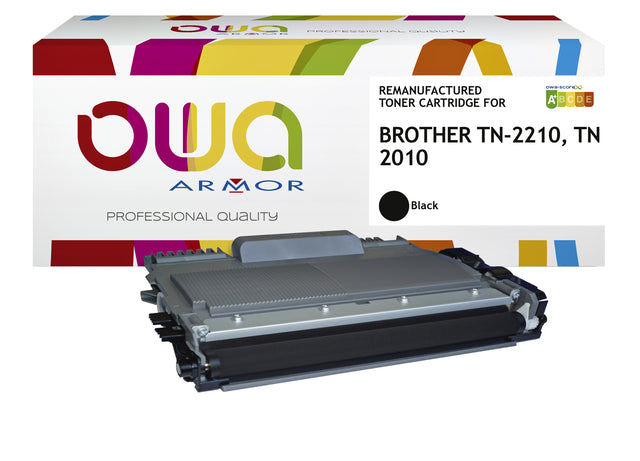 Tonercartridge OWA Alternative für Bruder TN-2210 Schwarz