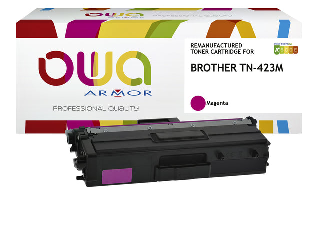 Tonercartridge OWA Alternative für Bruder TN-423M Rot