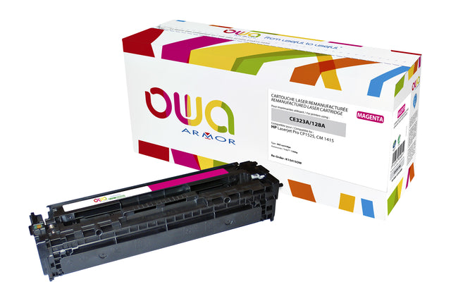 Tonercartridge OWA -Alternative für HP CE323A Rood