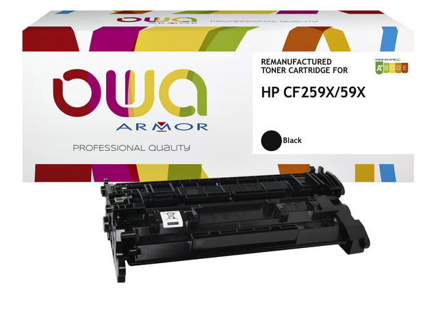 Tonercartridge OWA -Alternative für HP CF259X Schwarz