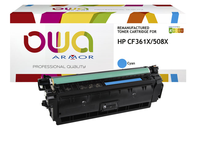 Tonercartridge OWA -Alternative für HP CF361X Blau
