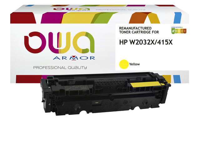 Tonercartridge OWA -Alternative für HP W2032X Geel