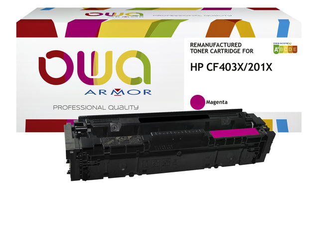 Tonercartridge OWA -Alternative für HP CF403X Red