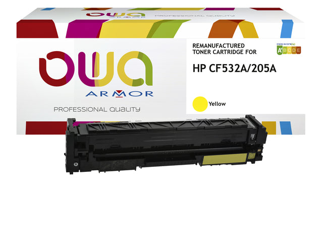 Tonercartridge OWA -Alternative für HP CF532A Geel
