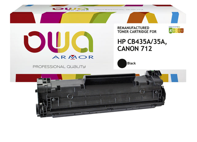 Tonercartridge OWA -Alternative für HP CB435A Schwarz
