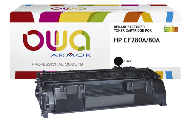 Tonercartridge OWA -Alternative für HP CF280A Schwarz