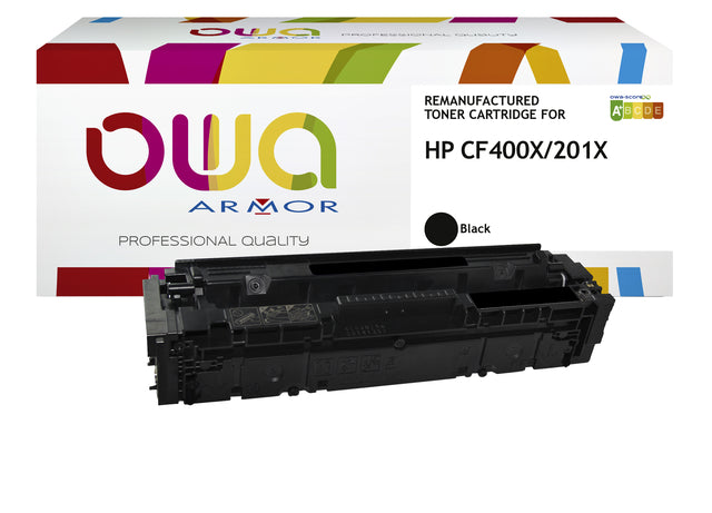 Tonercartridge OWA -Alternative für HP CF400X Schwarz