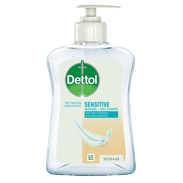 Handseife dettolempfindliche Wasgel Antibakterielle 250 ml mit Pumpe