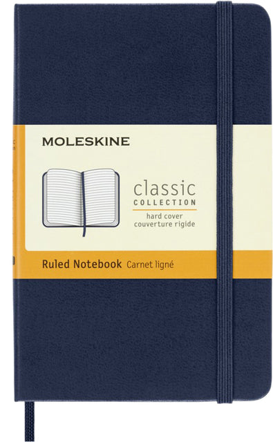 Notizbuch Moleskine Pocket 90x140 ln HC Sapp Bl | 1 Stück