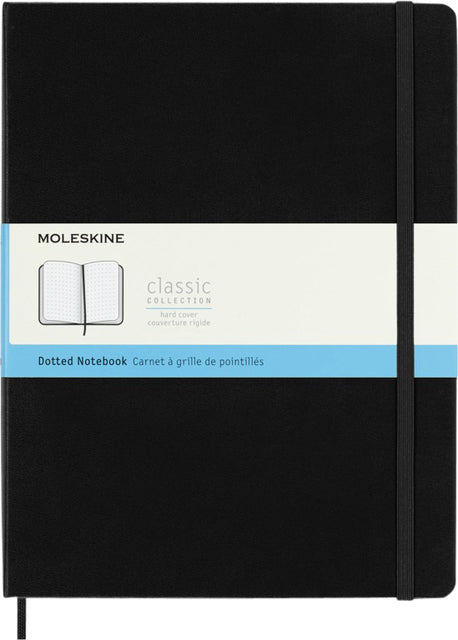 Notebook Moleskine XL 190x250mm Punkte Hartes Cover schwarz