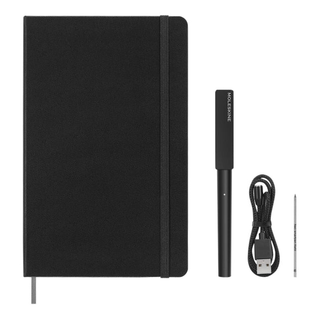 Smart Schreibset Stift + Smart Notebook groß schwarz | 1 Stück