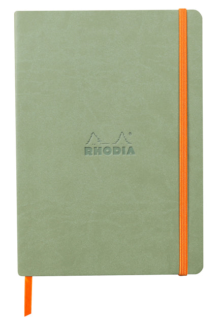 Notizbuch Rhodia A5 Zeile 80 Vel 90gr Celadon
