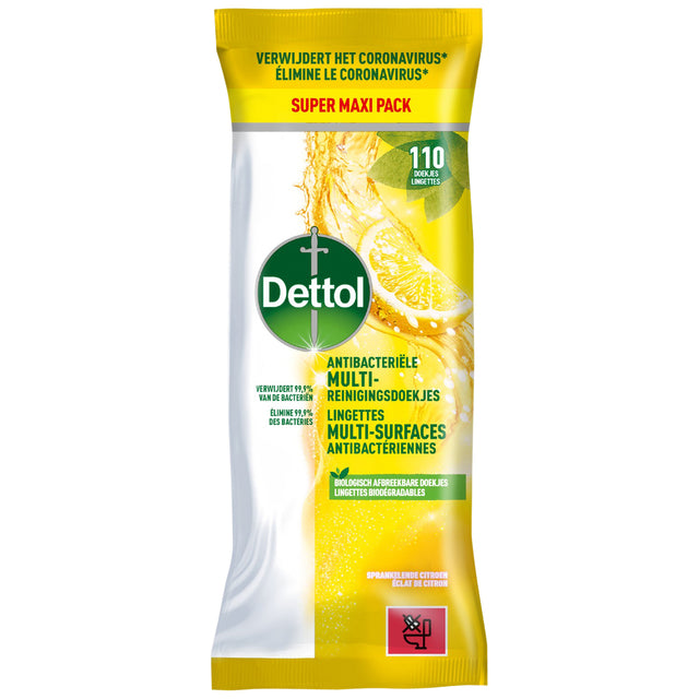 Reinigungstücher Dettol Power Fresh Citrus 110 Stück | Holen Sie sich ein 110 Stück