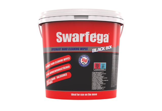 Handreinigungstuch SCJ Swarfega Black Box 150 Blatt | Umkarton mit 4 Packungen à 150 Blatt