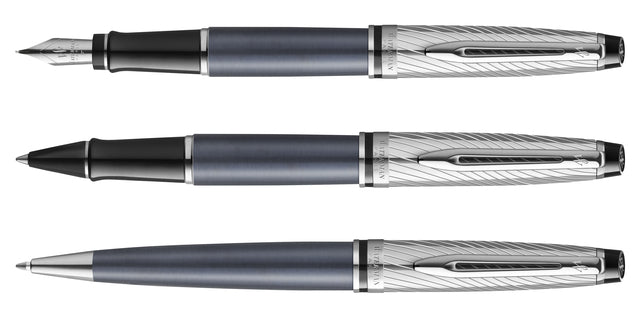 Kugelschreiber Waterman Expert Metallic CT M Steingrau | 1 Stück