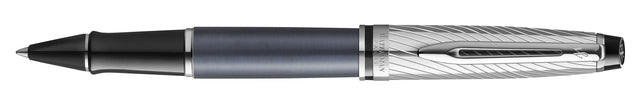 Waterman Expert Tintenroller Metallic CT F Steingrau | 1 Stück