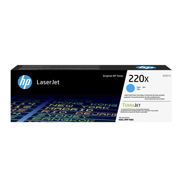 HP - Tonercartridge W2201X 220x Blau