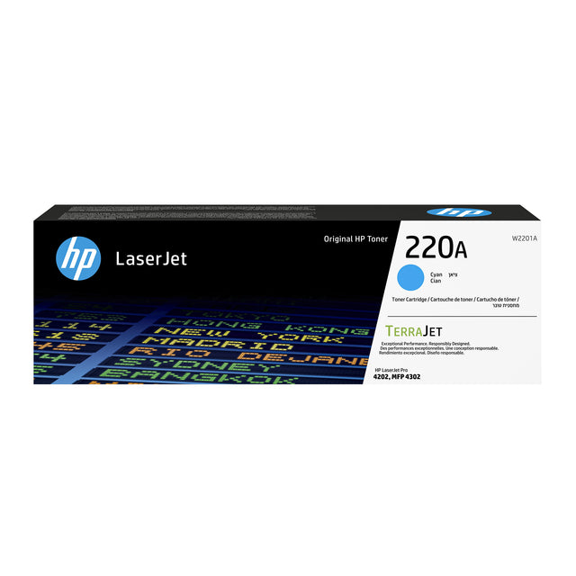 HP - Tonercartridge W2201A 220A Blau