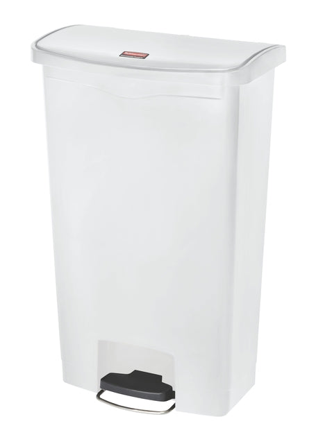 Treteimer Rubbermaid Slim Jim Step on 68l weiß | 1 Stück