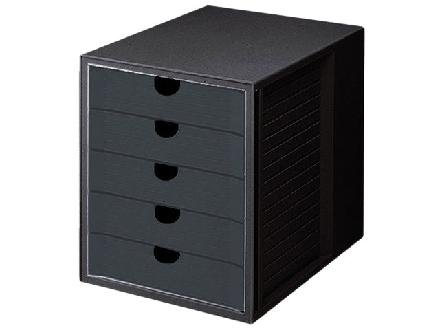 Han - Ladenbox 1450 5 geschlossene Schubladen schwarz