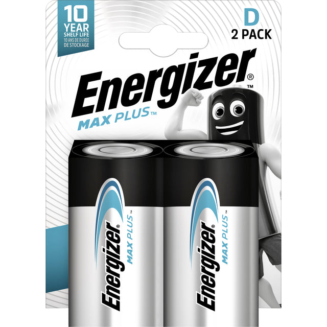 Energizer - Batterie Max Plus D Alkaline 2st