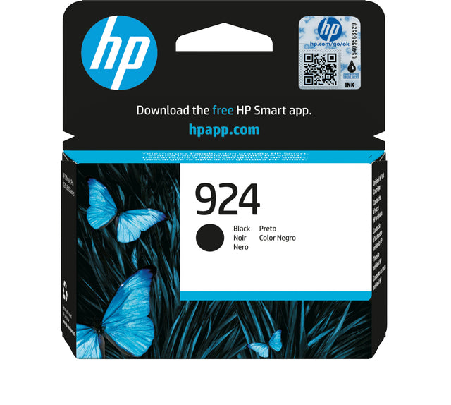 HP - Inkcartridge 4K0U6NE 924 Schwarz